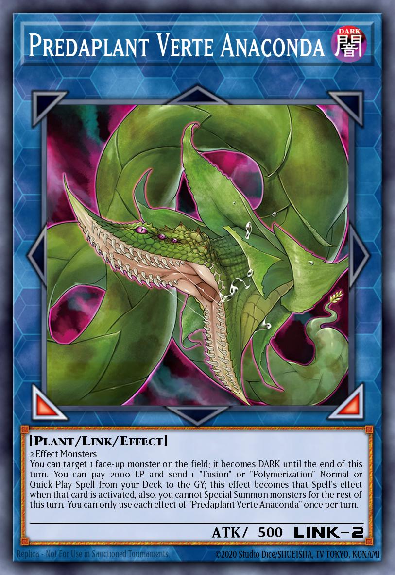 Predaplant Verte Anaconda DUOV-EN021 Duel Overload Yu-Gi-Oh! card