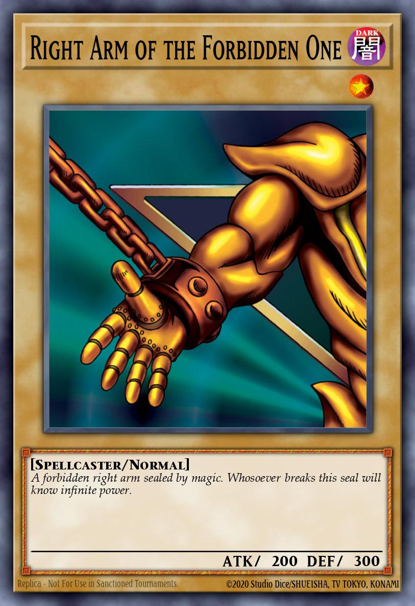 Right Arm of the Forbidden One UBP1-EN003 Yu-Gi-Oh! GX Ultimate Beginner's Pack