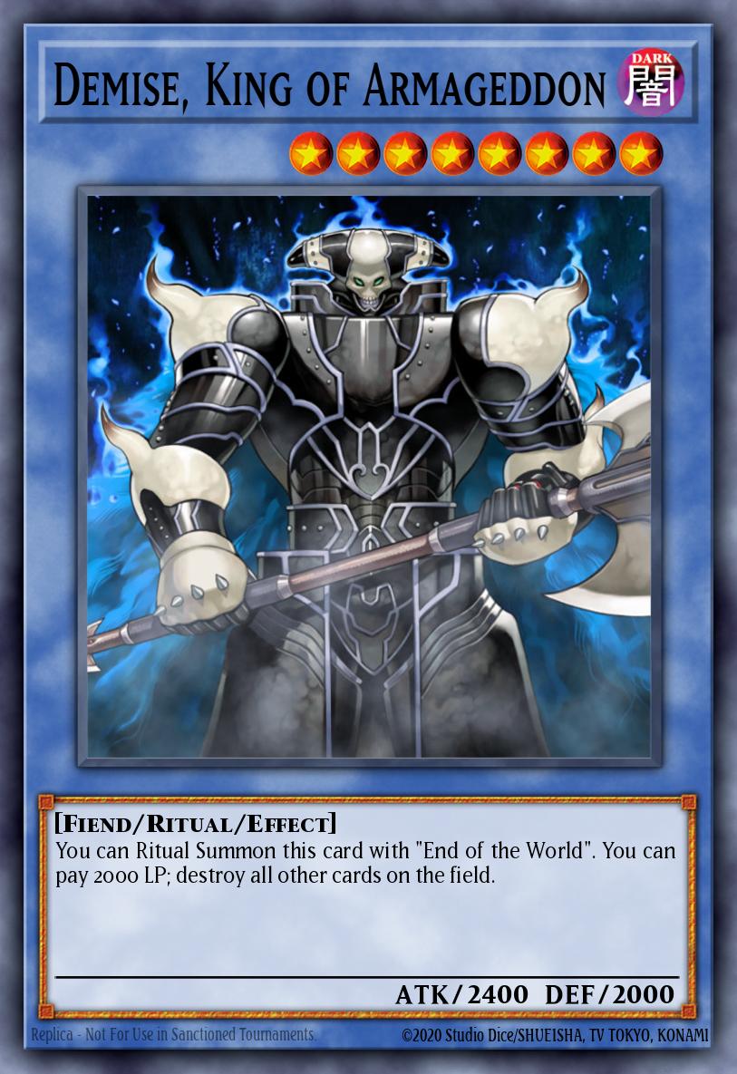 Demise, King of Armageddon DR04-EN155 Dark Revelation Volume 4