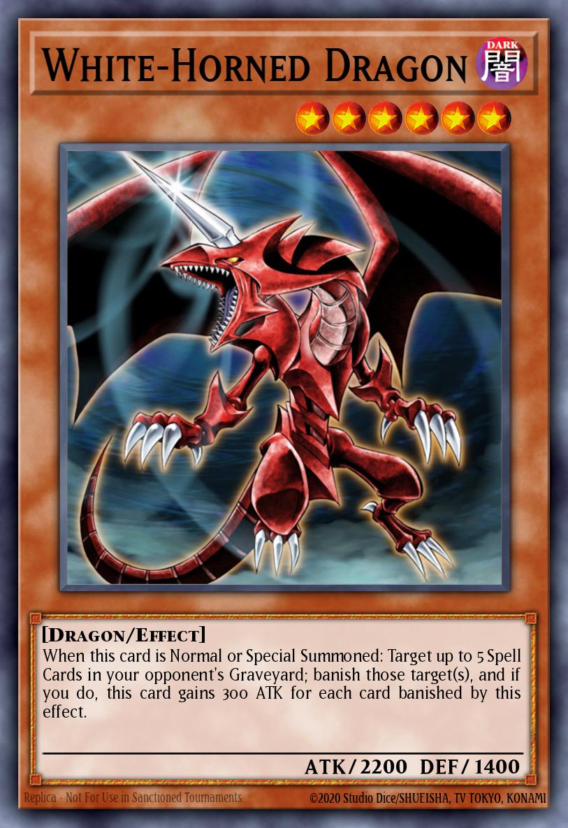 White-Horned Dragon MDP2-EN006 McDonald's Promotional Cards 2 Yu-Gi-Oh! card