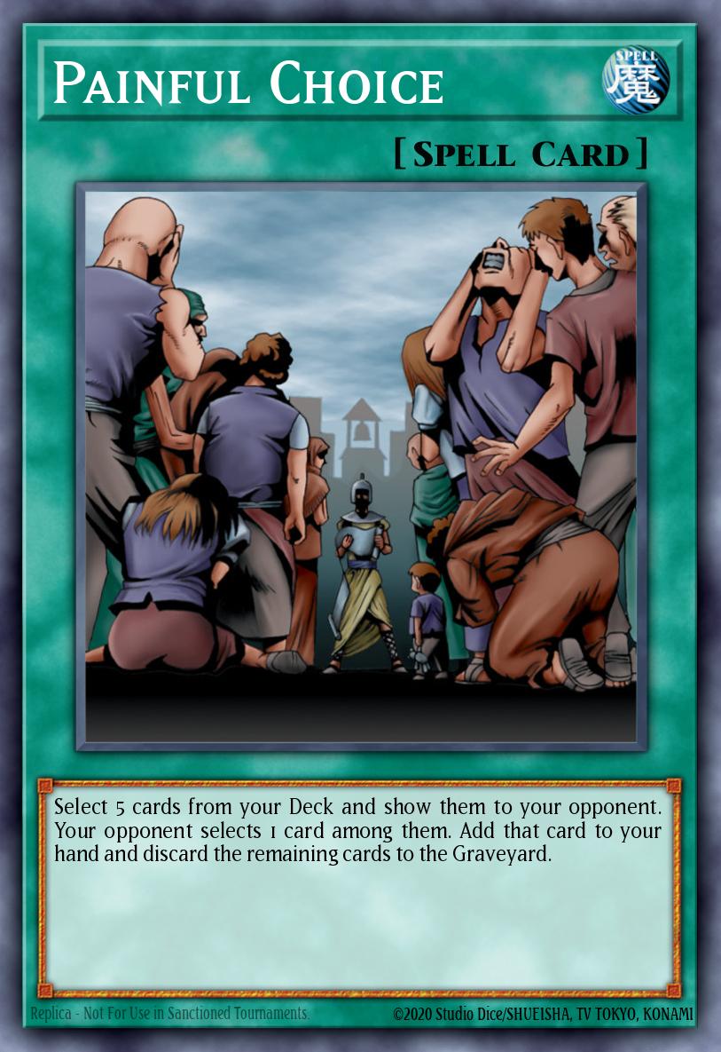 Painful Choice MRL-E049 Magic Ruler Yu-Gi-Oh! card