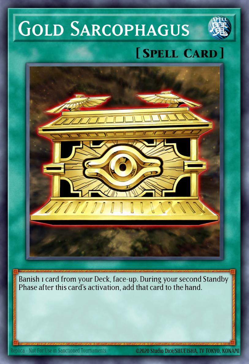 Gold Sarcophagus SJCS-EN005 Shonen Jump Championship 2007 Prize Card B