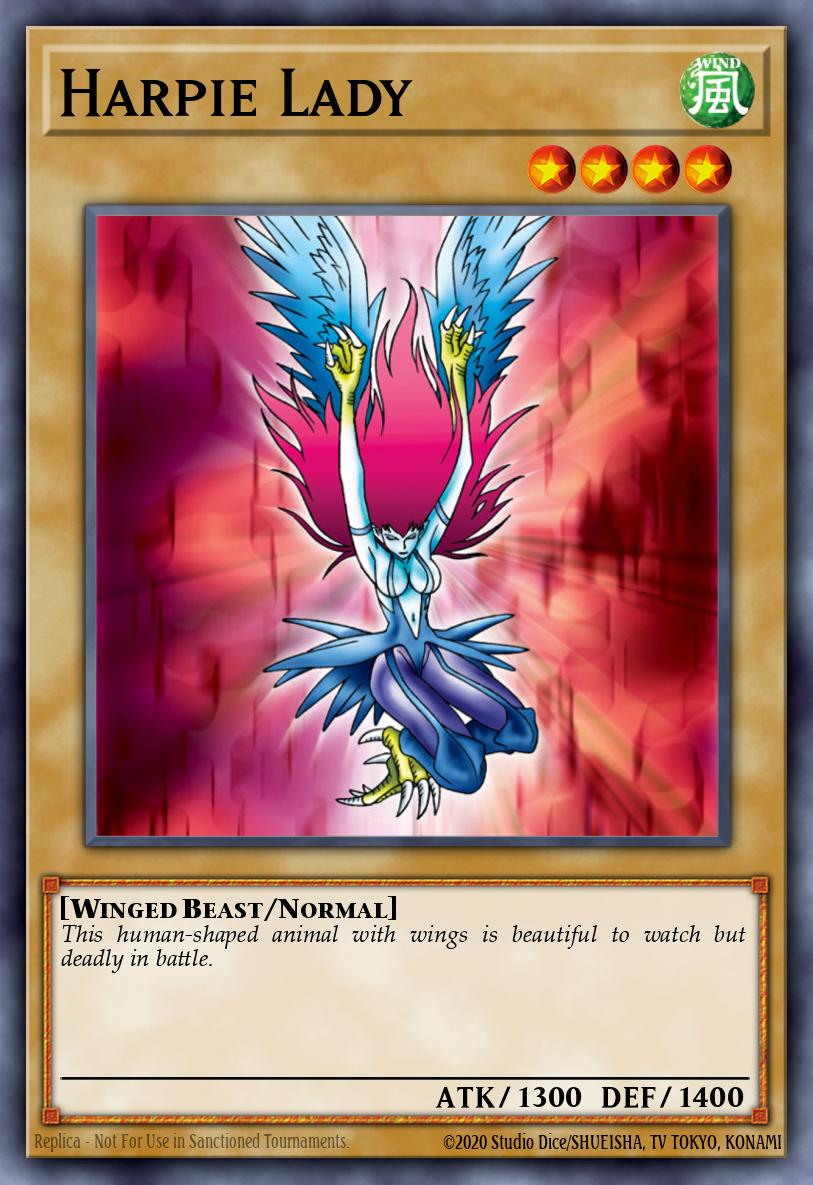 Harpie Lady MRD-E008 Metal Raiders Yu-Gi-Oh! card