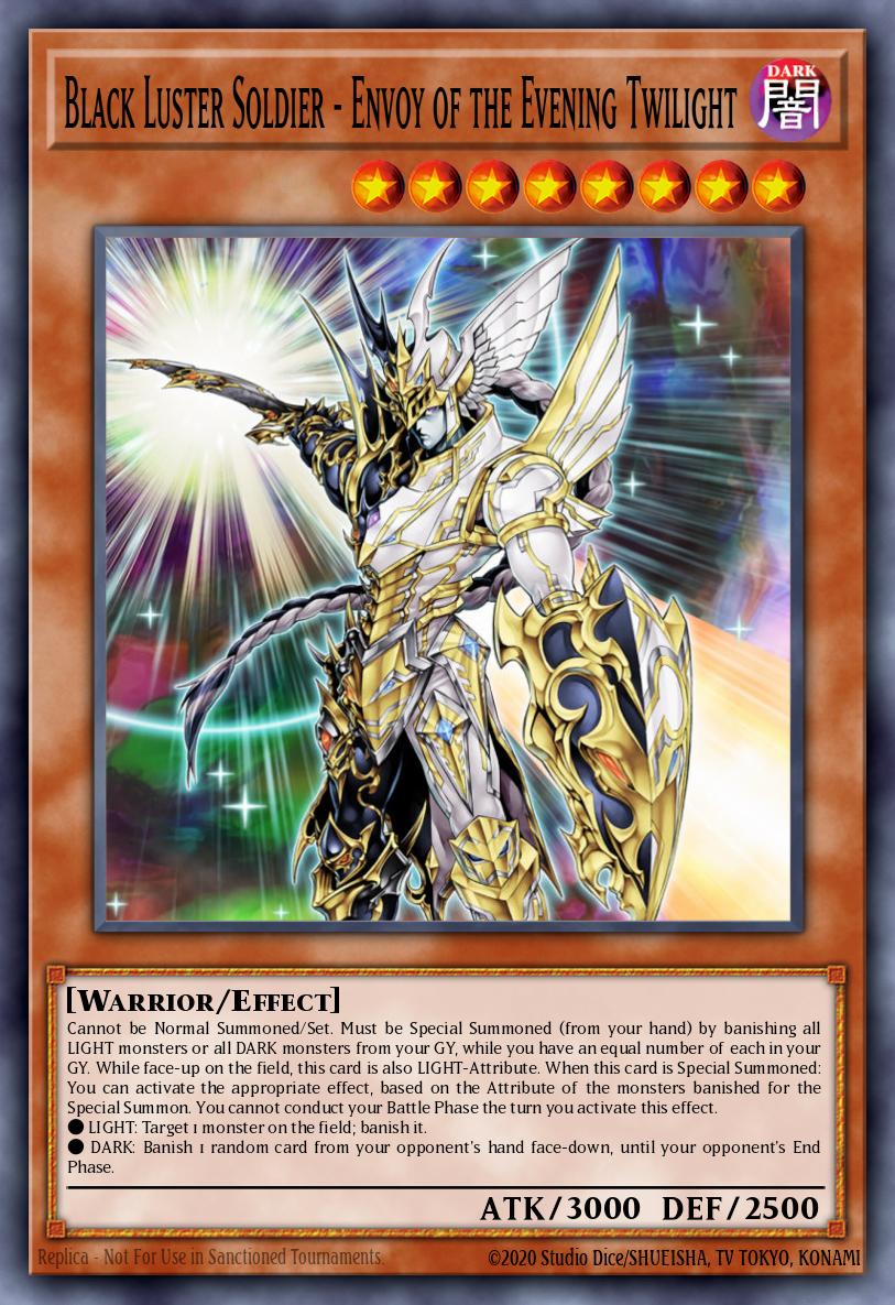 Black Luster Soldier - Envoy of the Evening Twilight JUMP-EN069 Weekly Shonen Jump August 2014 membership promotional card Yu-Gi-Oh! card