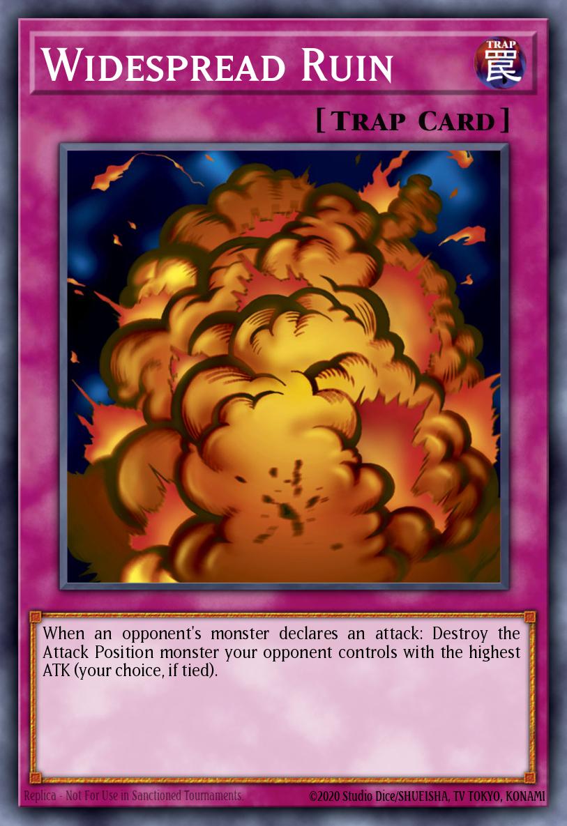 Widespread Ruin DOD-EN003 Yu-Gi-Oh! The Dawn of Destiny promotional cards