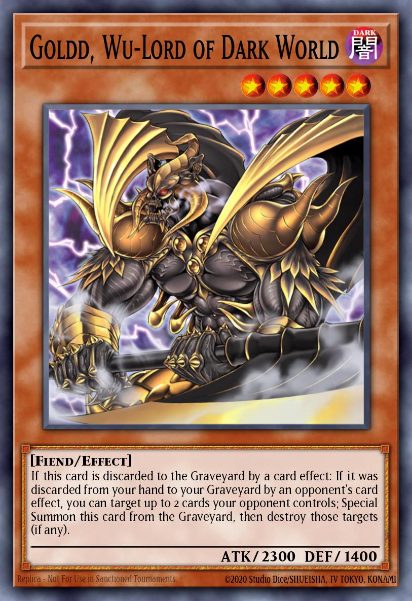 Goldd, Wu-Lord of Dark World DR04-EN084 Dark Revelation Volume 4