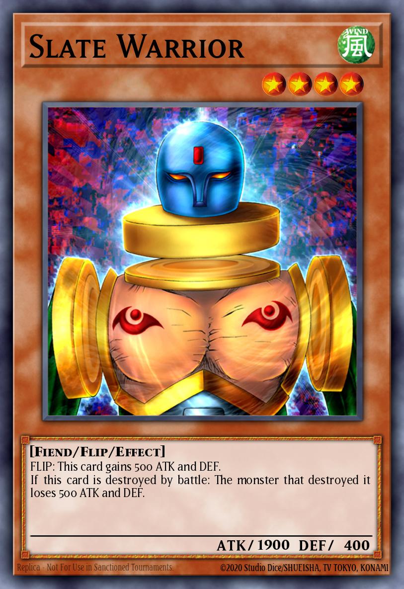 Slate Warrior TFK-EN003 Yu-Gi-Oh! The Falsebound Kingdom promotional cards