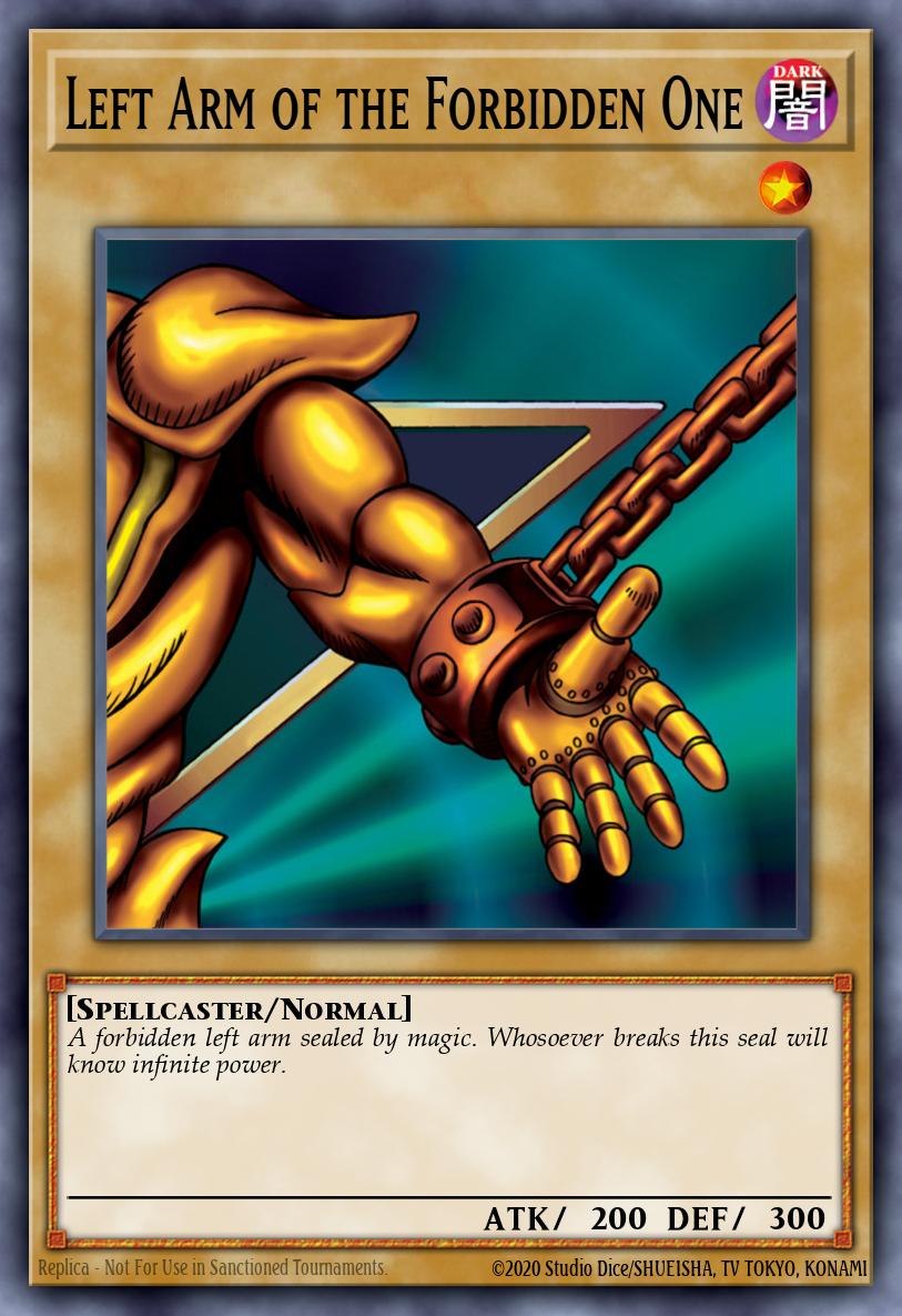 Left Arm of the Forbidden One UBP1-EN004 Yu-Gi-Oh! GX Ultimate Beginner's Pack
