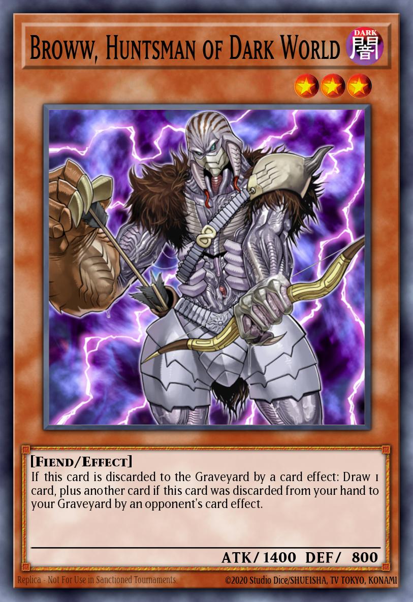 Broww, Huntsman of Dark World DR04-EN081 Dark Revelation Volume 4 Yu-Gi-Oh! card