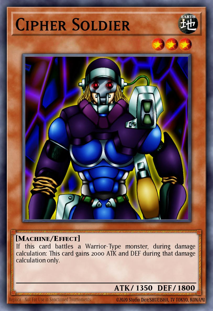 Cipher Soldier TFK-EN002 Yu-Gi-Oh! The Falsebound Kingdom promotional cards