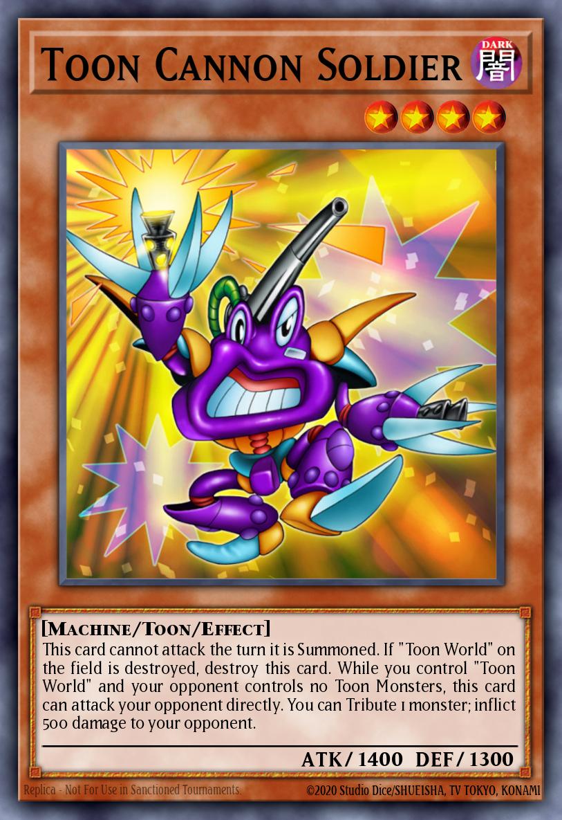 Toon Cannon Soldier TP6-EN001 Tournament Pack 6