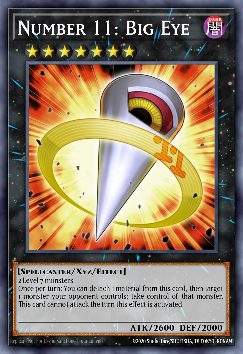 Number 11: Big Eye WGRT-EN102 War of the Giants Reinforcements Yu-Gi-Oh! card