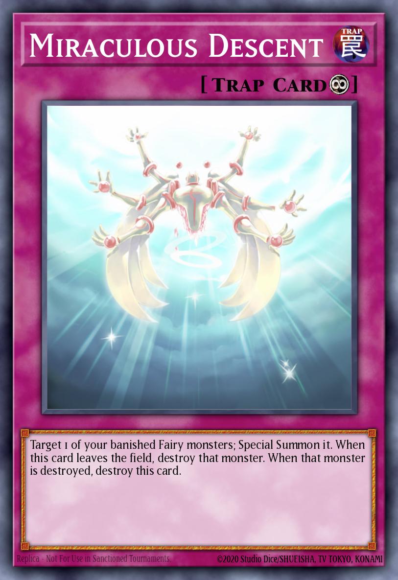 Miraculous Descent DR04-EN238 Dark Revelation Volume 4 Yu-Gi-Oh! card