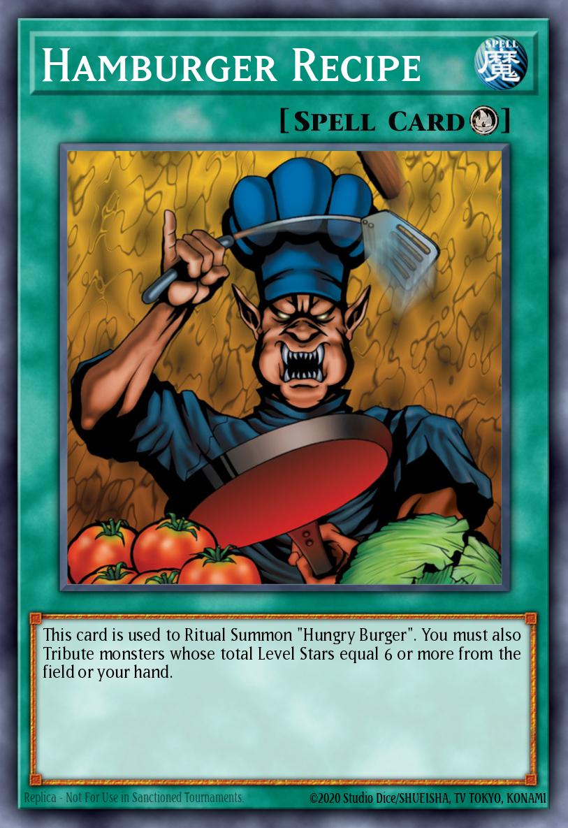 Hamburger Recipe MRL-E063 Magic Ruler Yu-Gi-Oh! card