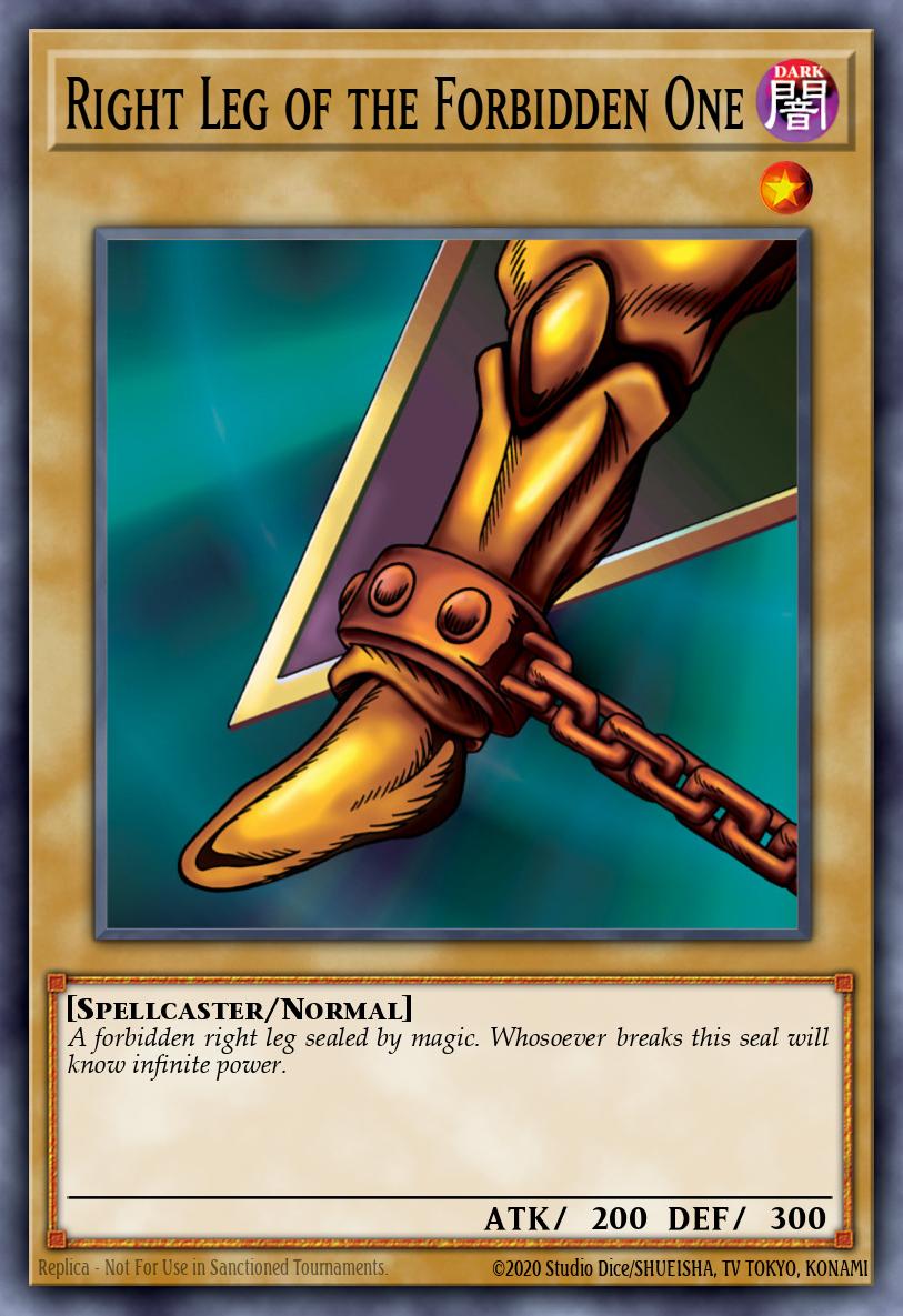 Right Leg of the Forbidden One UBP1-EN001 Yu-Gi-Oh! GX Ultimate Beginner's Pack