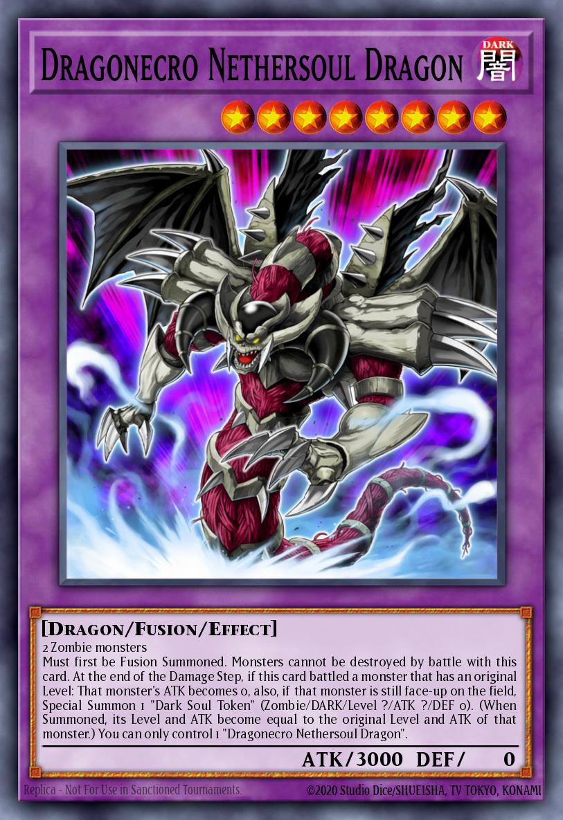 Dragonecro Nethersoul Dragon PGLD-EN015 Premium Gold