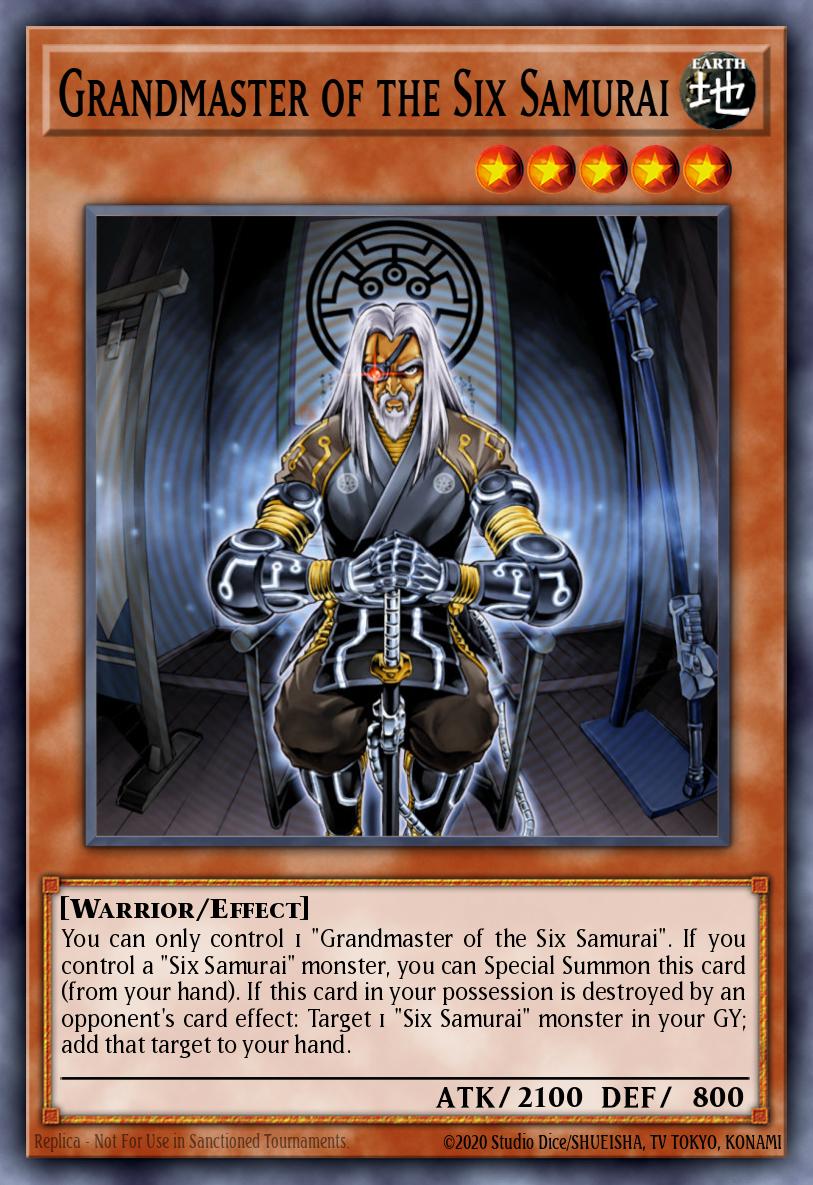 Grandmaster of the Six Samurai BATT-EN016 Battle Pack Tournament Prize Cards