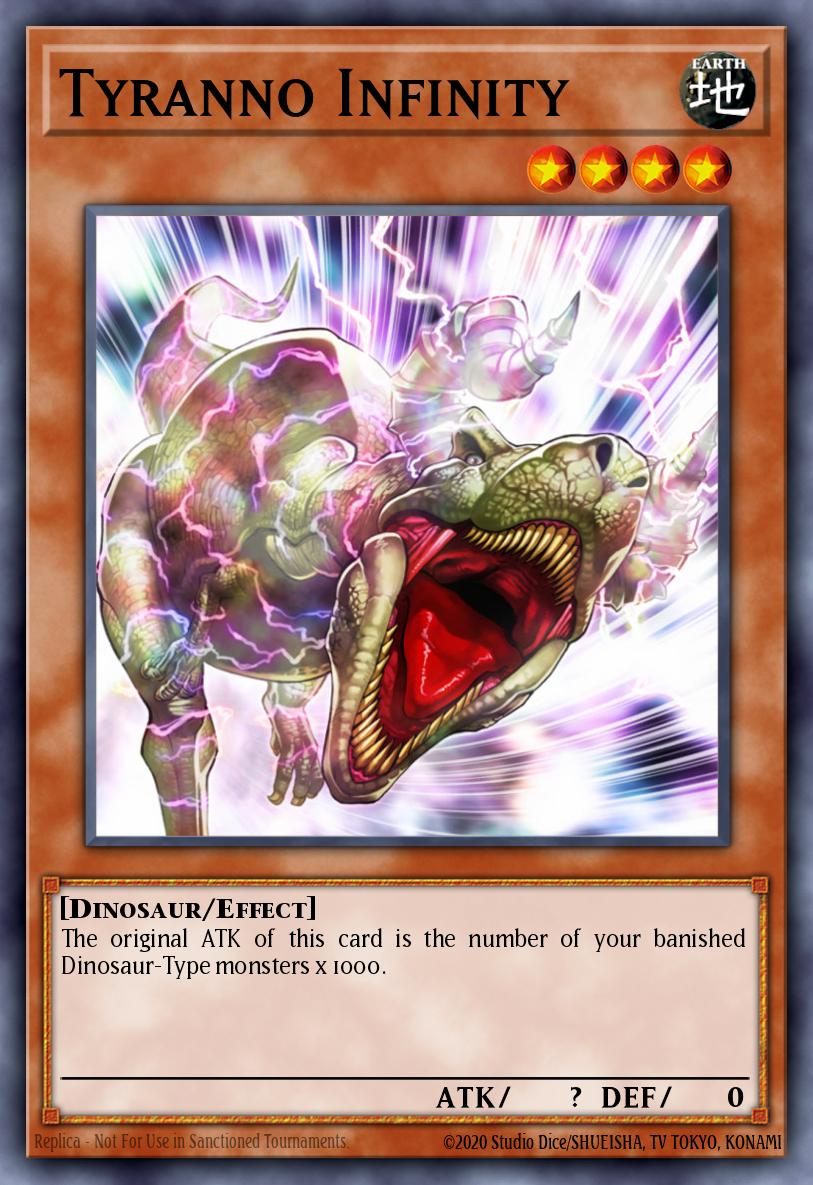 Tyranno Infinity DR04-EN029 Dark Revelation Volume 4 Yu-Gi-Oh! card