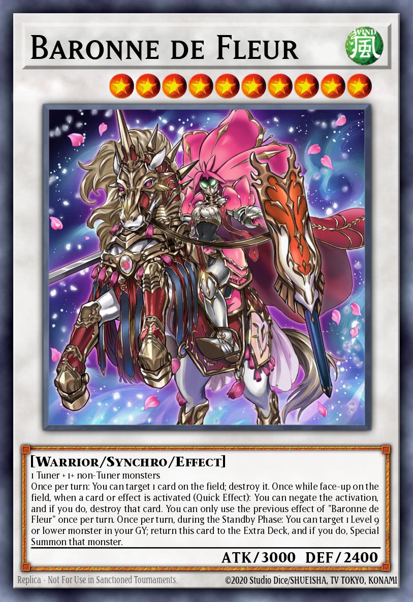 Baronne de Fleur LED8-EN024 Legendary Duelists: Synchro Storm Yu-Gi-Oh! card