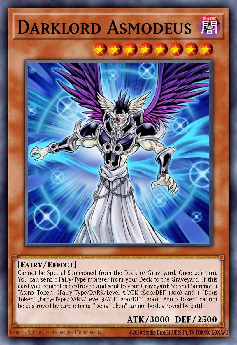 Darklord Asmodeus YCSW-EN001 Yu-Gi-Oh! Championship Series 2010 Prize Cards