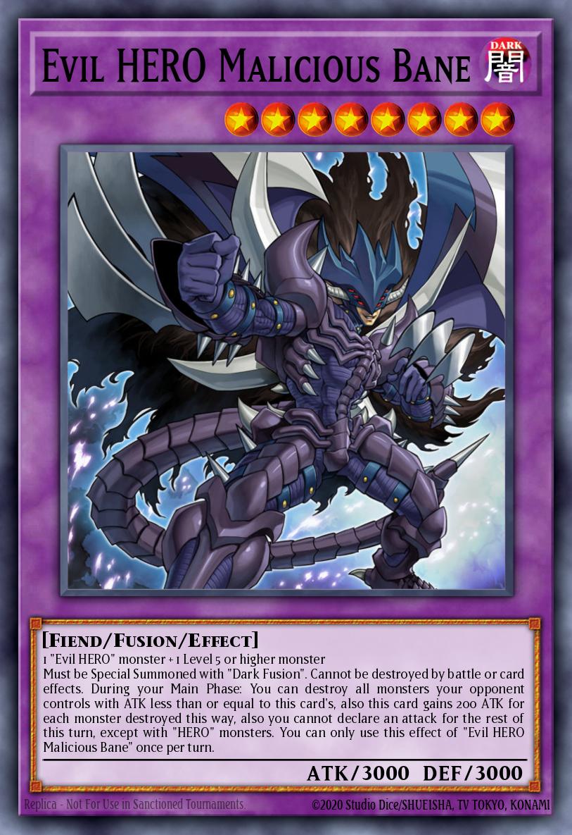 Evil HERO Malicious Bane LED5-EN012 Legendary Duelists: Immortal Destiny