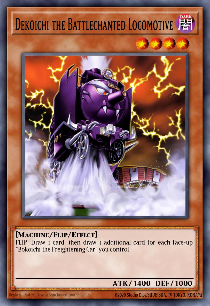 Dekoichi the Battlechanted Locomotive HL05-EN004 Hobby League 5 participation card D Yu-Gi-Oh! card