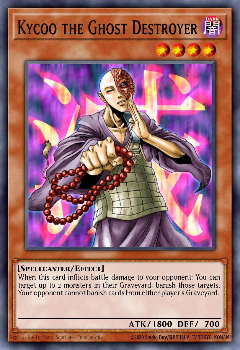 Kycoo the Ghost Destroyer LON-E062 Labyrinth of Nightmare Yu-Gi-Oh! card
