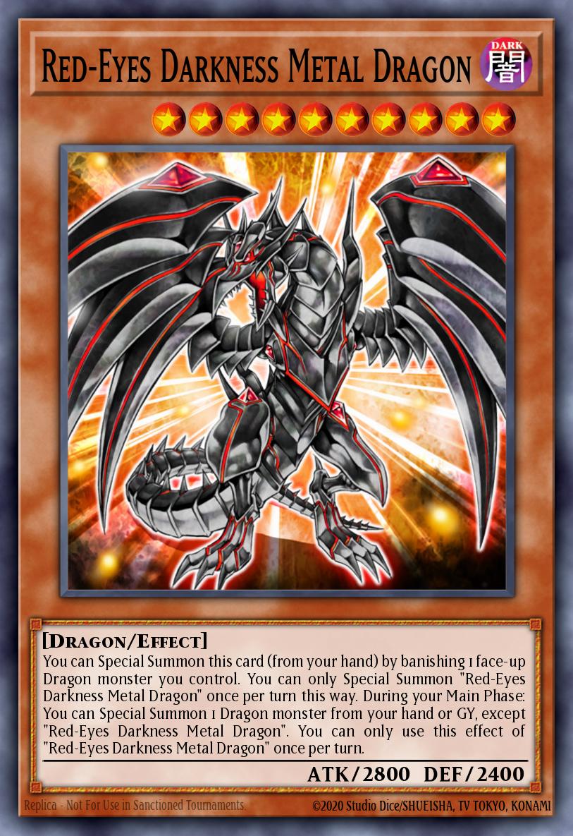 Red-Eyes Darkness Metal Dragon JUMP-EN030 Shonen Jump February 2009 subscription bonus