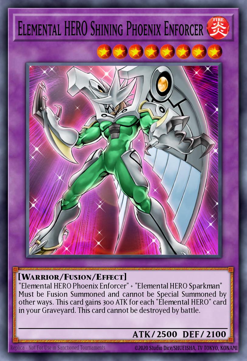 Elemental HERO Shining Phoenix Enforcer DR04-EN213 Dark Revelation Volume 4 Yu-Gi-Oh! card