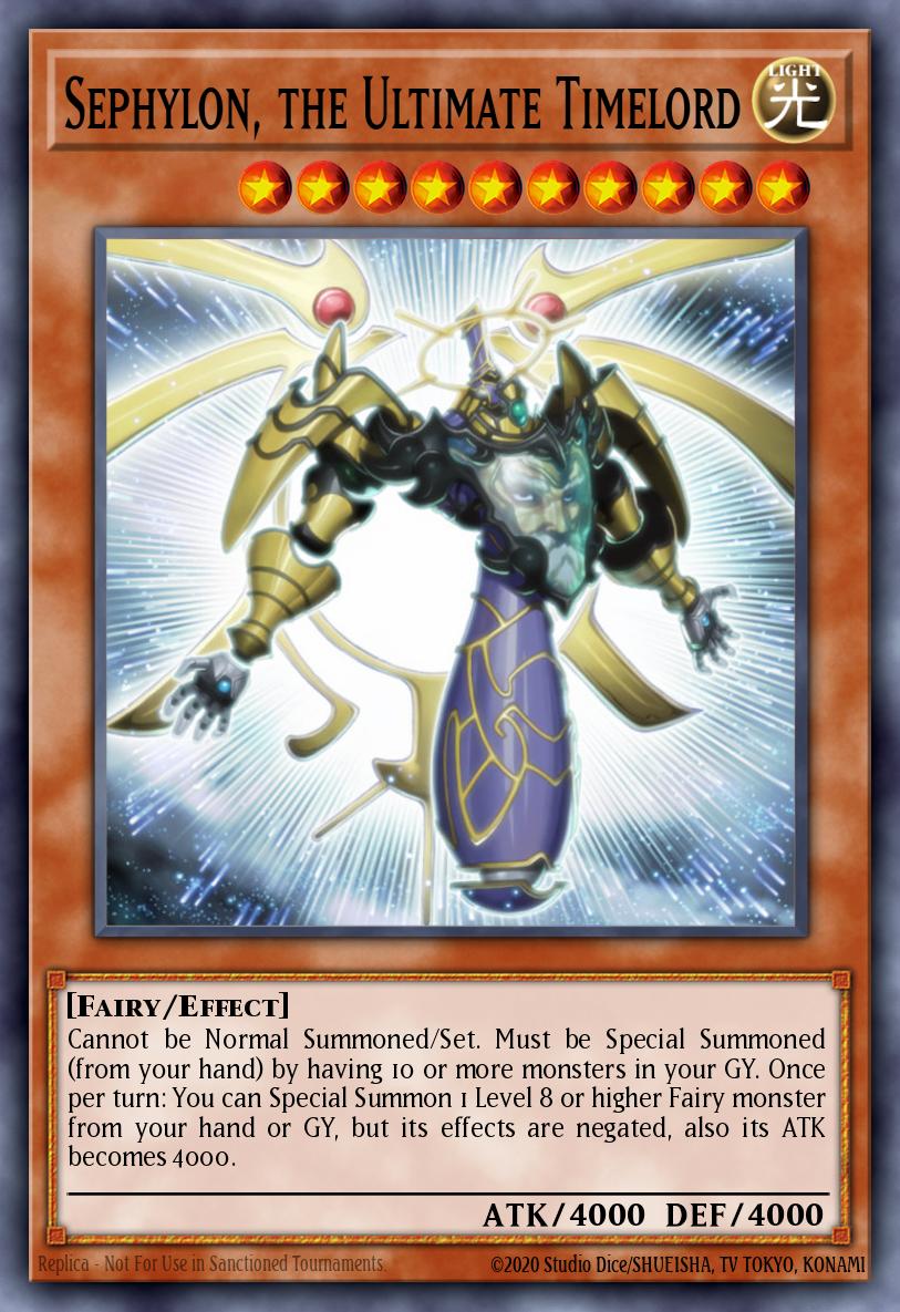 Sephylon, the Ultimate Timelord JUMP-EN054 Shonen Jump December 2011 subscription bonus Yu-Gi-Oh! card