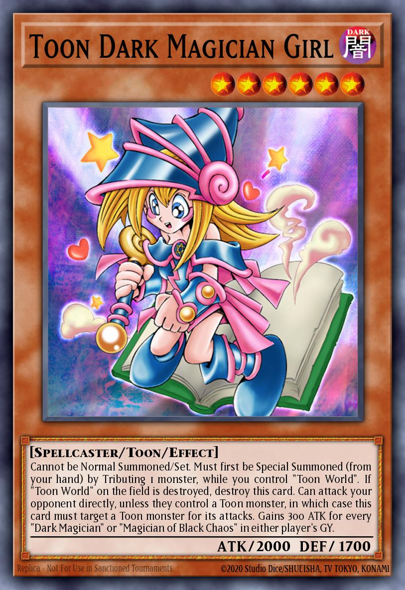 Toon Dark Magician Girl PT02-EN002 Pharaoh Tour 2006 promotional cards