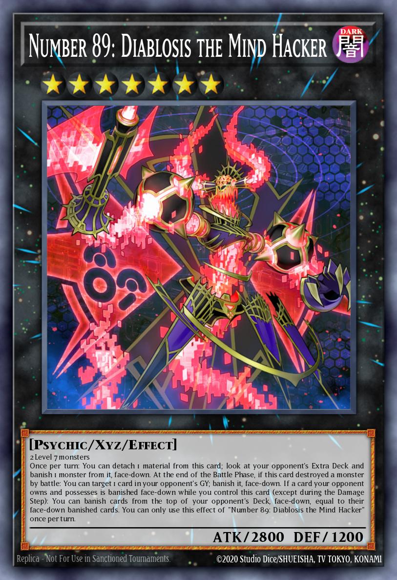 Number 89: Diablosis the Mind Hacker YCSW-EN010 Yu-Gi-Oh! Championship Series 2017 prize card