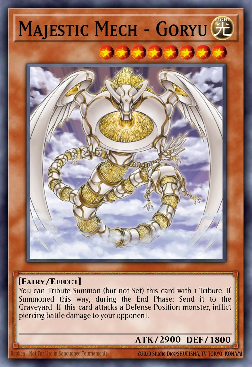 Majestic Mech - Goryu DR04-EN196 Dark Revelation Volume 4 Yu-Gi-Oh! card